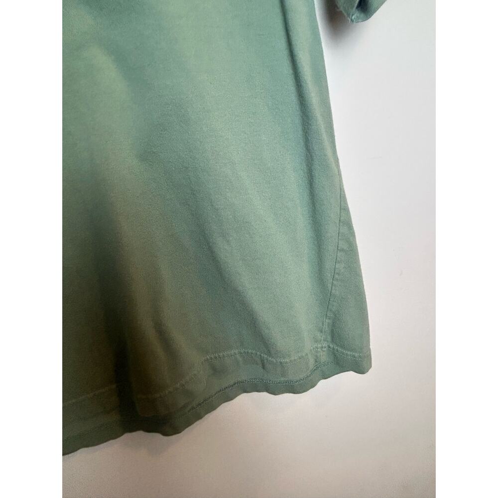 Talbots Green Scoop Neck Basic Tee Women Size Medium M Scoop Classic - Picture 5 of 7